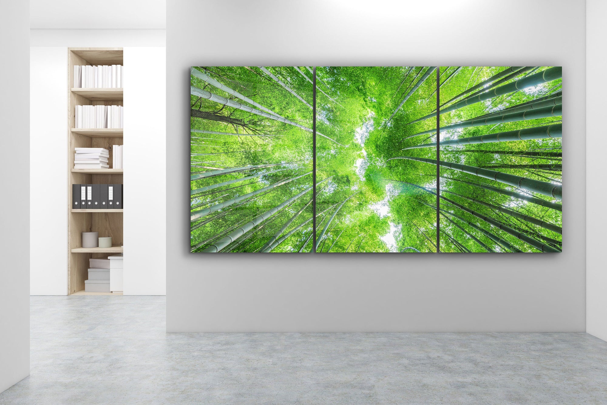 Bamboo Forest, Extra Large Glass Wall Art