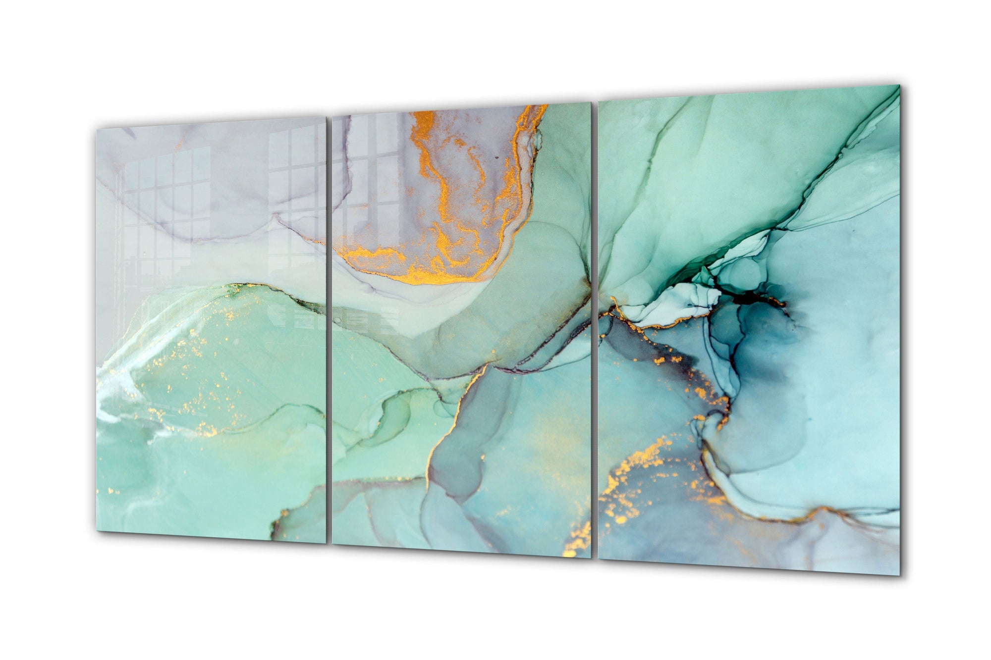 Marble Abstract, Natural Vivid Wall Decor, Large Glass Wall Art