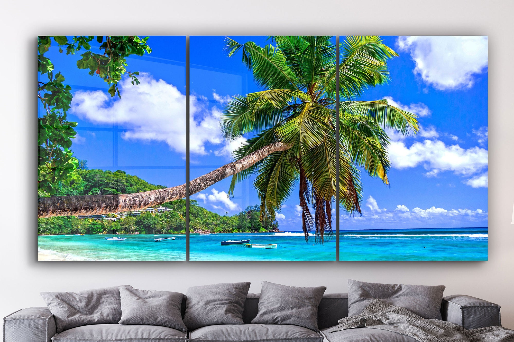 Palm Beach Prints Extra Large Glass Wall Art