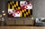 Maryland Grungy Flag, Large Glass Wall Art