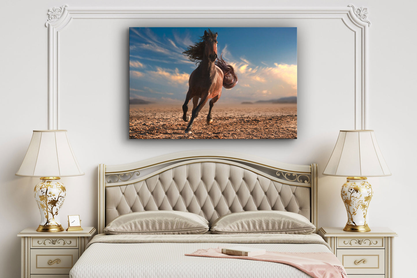 Beautiful Horse, Large Glass Wall Art