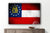 Georgia Grungy Flag, Large Glass Wall Art