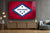 Arkansas Grungy Flag, Large Glass Wall Art