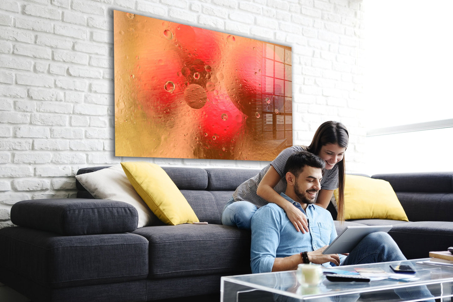 Abstract, Large Glass Wall Art