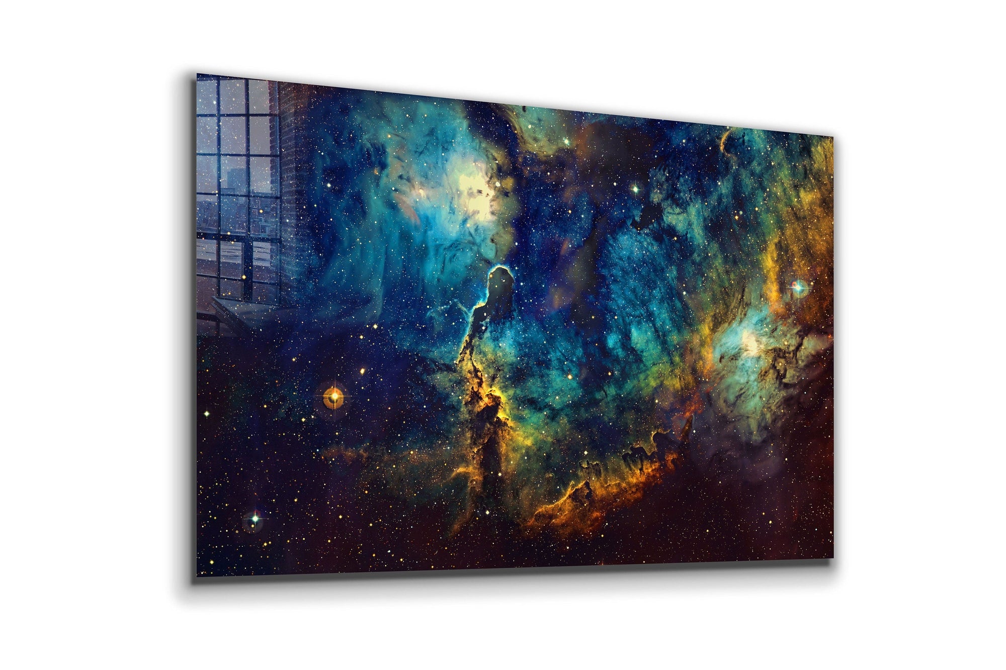 Abstract Sky, Large Glass Wall Art