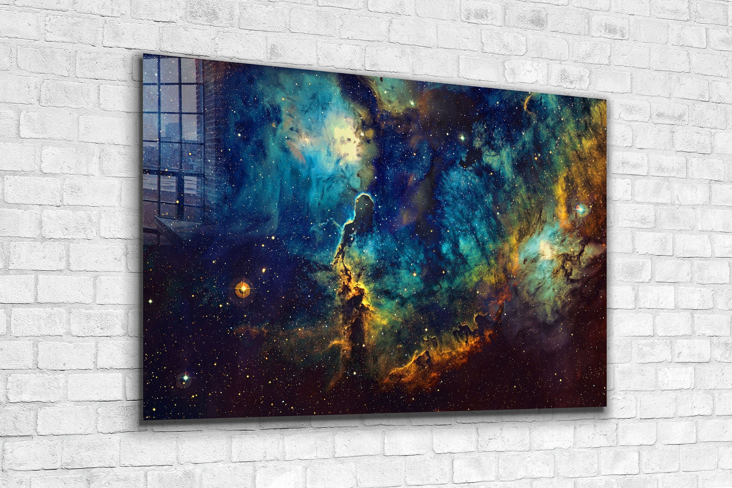 Abstract Sky, Large Glass Wall Art