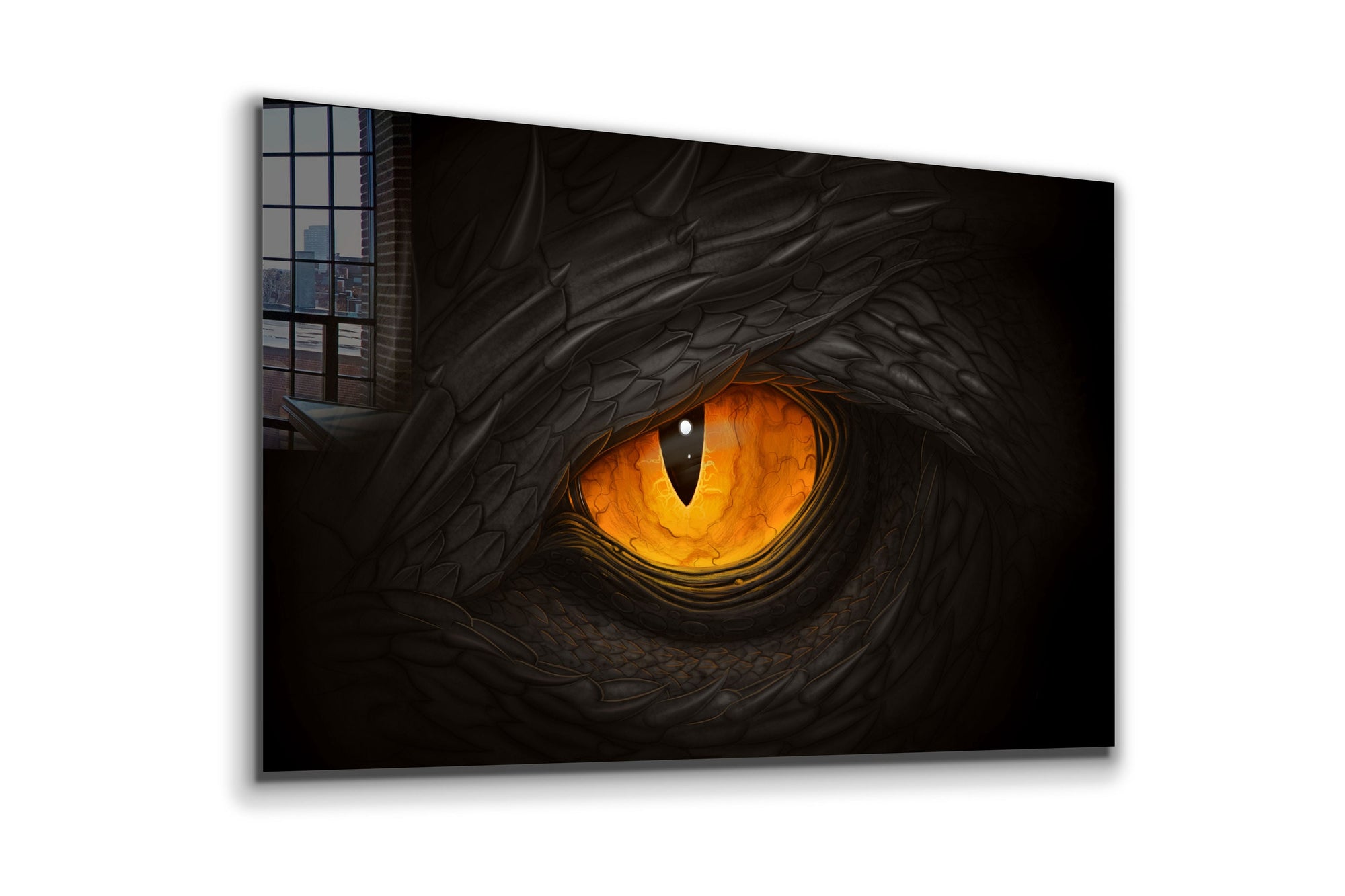 Dragon Eye Large Glass Wall Art