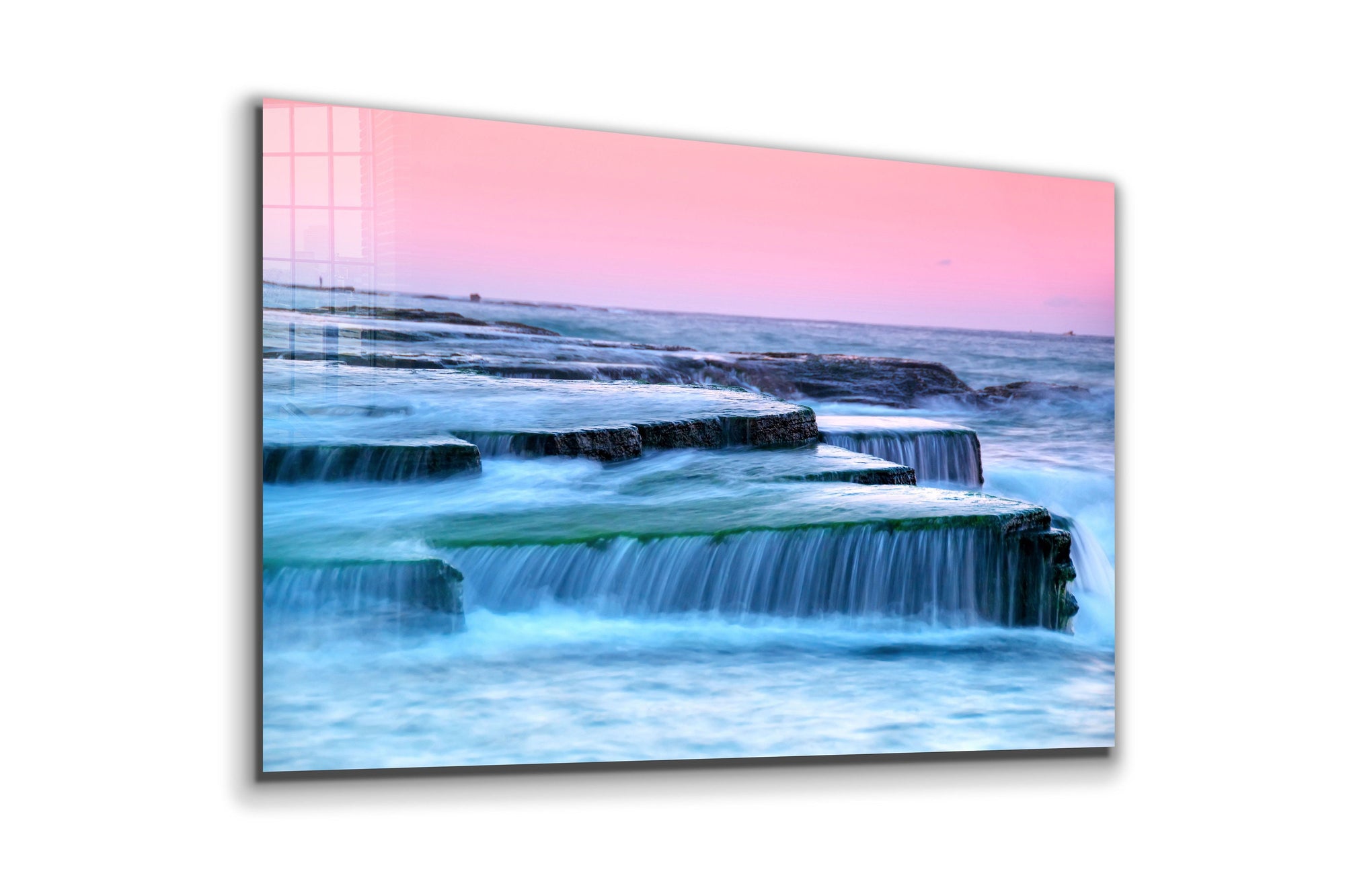 Waterfall Large Glass Wall Art