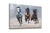 Running Horses Large Glass Wall Art