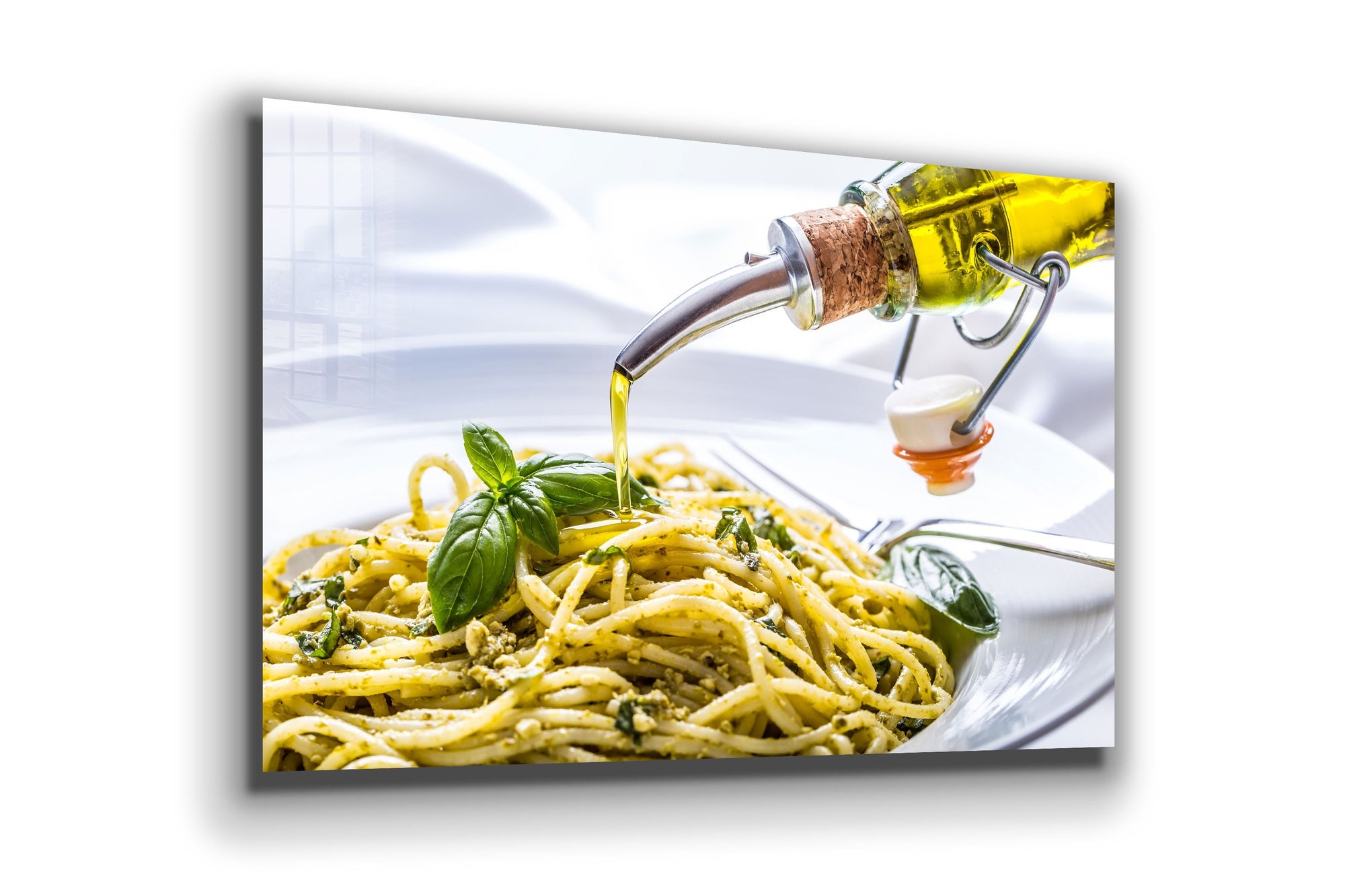 Italian Pasta Large Glass Wall Art